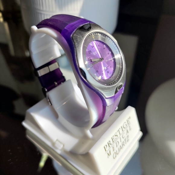 Purple Jelly Style Prestige Medical Nurse Watch Stainless Steel Bezel in - Picture 3 of 10